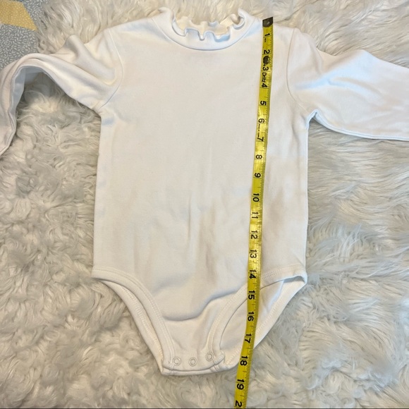 Vintage Corduroy Jumper Dress Floral Print white one piece bodysuit included 3t - Picture 5 of 10